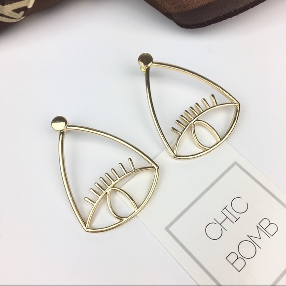 Statement EYE earrings - Picture 3 of 6